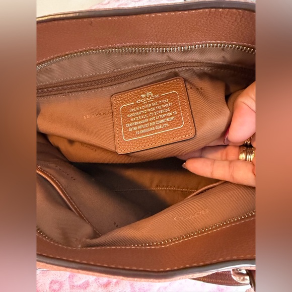 Coach Leather 36600 Tote with Silver Accents
Size: OS - Picture 8 of 13